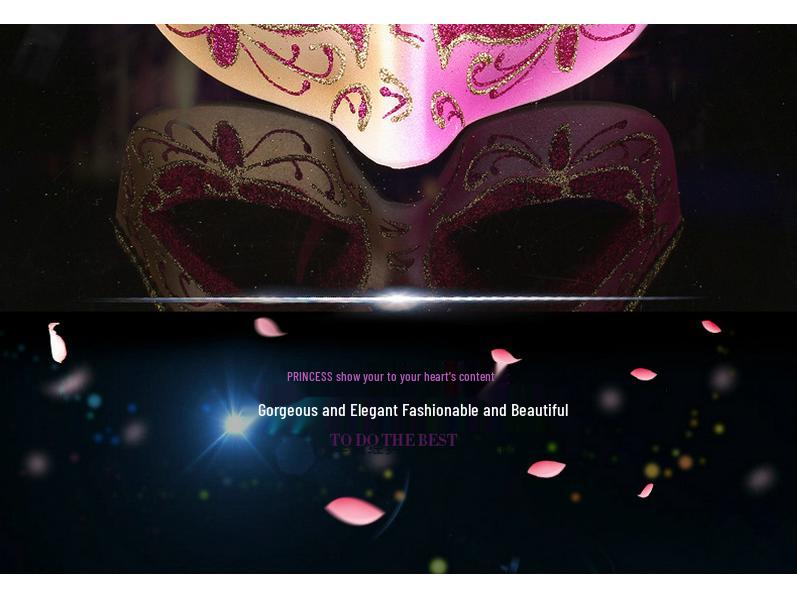 Elegant Masquerade Lace Half-Face Mask for Women