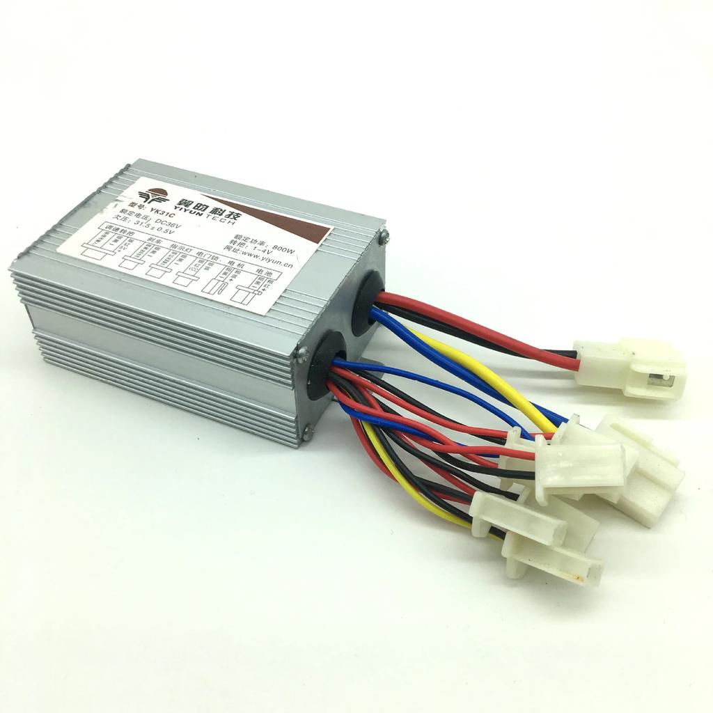 Motore per Bicicletta Elettrica 24V/36V/48V 250W/350W/500W/800W Controller Spazzolato Controller DC per Bicicletta Elettrica Accessorio E-bike