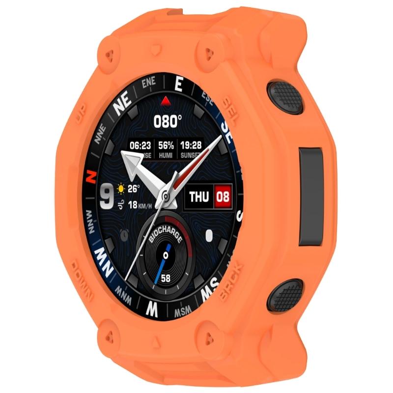 Lichtgewicht Skeletons Beschermhoes Sterke TPU Cover Half Gesloten Beschermende Schaal Horloge Accessoires voor Smartwatches