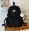 Schoolbag Cute Girl Small Fresh Schoolbag Female Ins Campus Junior High School Girl High School College Student Backpack Travel Backpack