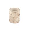 Dulton Birchwood LED Candle S LED Candle Light That Creates a Natural Warmth Candle Relaxing Unscented Height 15cm Diameter Battery-operated 7.5cm