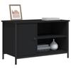 VidaXL Meuble TV Noir 80x40x50 cm Bois d'ingénierie 832768