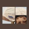 Lamb Wool Flying Caps Windproof Duckbill Hat Fashion Bomber Hats  Outdoor