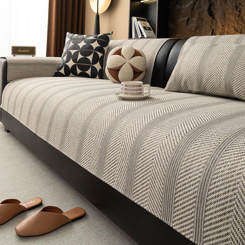 Sofa Cushion Universal In All Seasons  New Seat Cushion Light Luxury High Sense Simple Non-Slip Summer Cover Cloth Towel