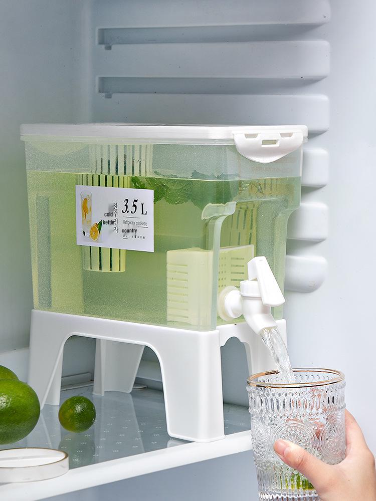 Velkokapacitní konvice na studenou vodu odolná vůči vysokým teplotám s kohoutkem na džus, čaj a vařenou vodu