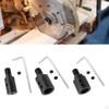 5 Set Angle Grinder Motor Shaft Connector M10 Thread Converter Alloy Steel for Saw Blade with L