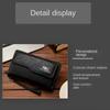 Leather Men's Long Wallet Large Capacity Men's Hand Bag Casual Male Leather Purse  Card Holder