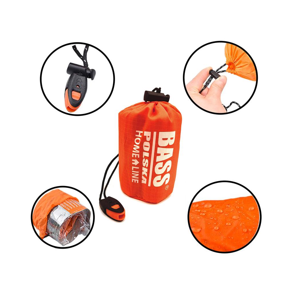 Thermal Sleeping Bag With Signal Whistle