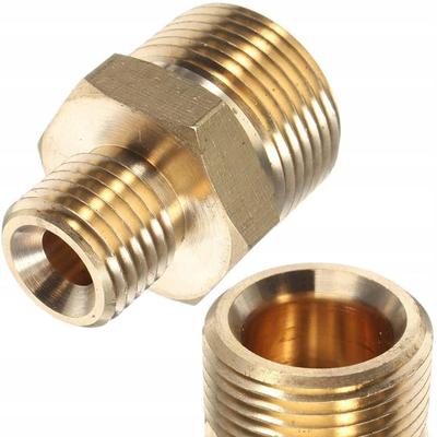 Adapter Brass M22x1.5 – Brass Reduction 1/4" | Gun-Hose Connector | Compatible with Karcher HD/HDS Pressure Washers