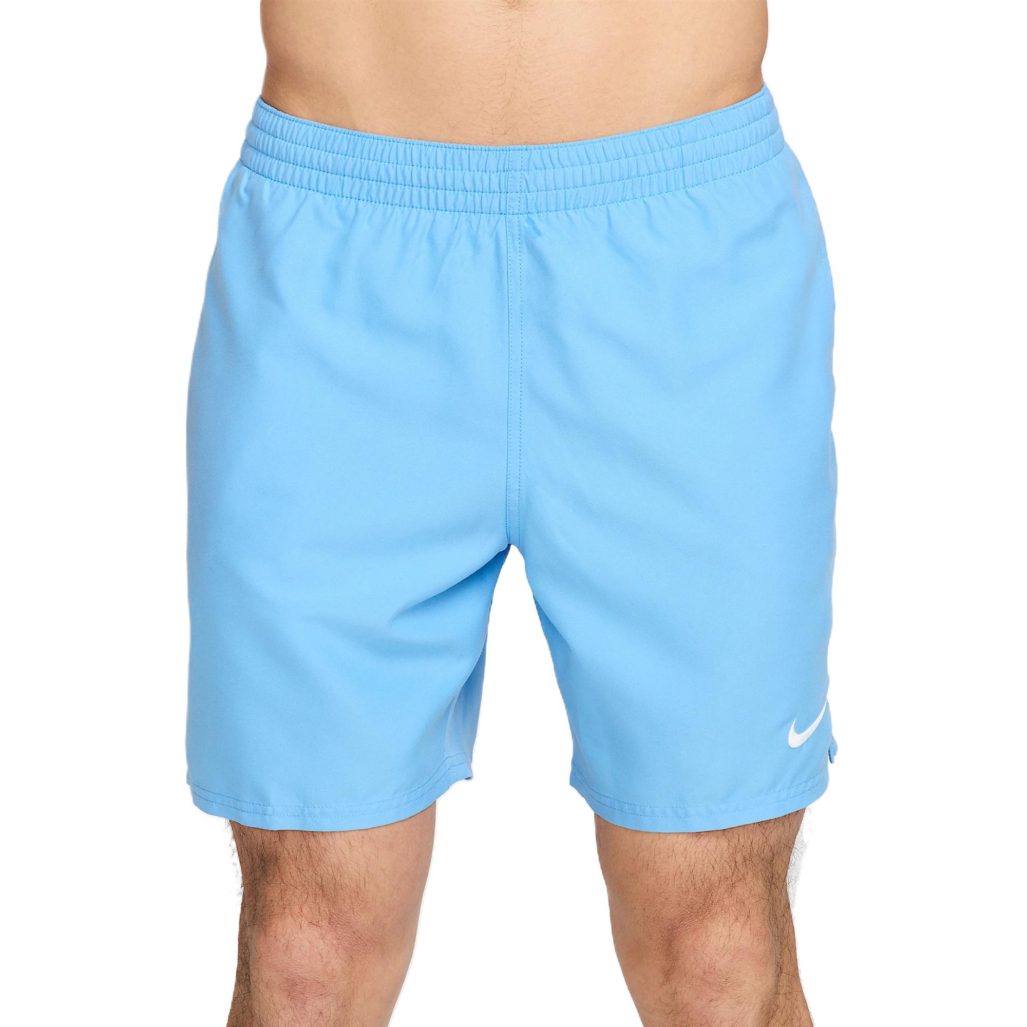 

Nike Swimbreaker Comfortable Casual Fashion Fitting Versatile Beach Shorts Men shorts Blue White HV7047-412 L