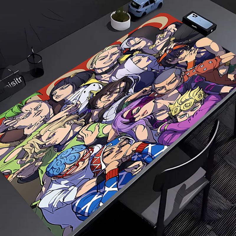 JoJo's Bizarre Adventure1 Mauspads - Rutschfeste Gummibasis, Glatte Oberfläche für Arbeit, Gaming, Büro und Zuhause, Schreibtisch-Mauspad