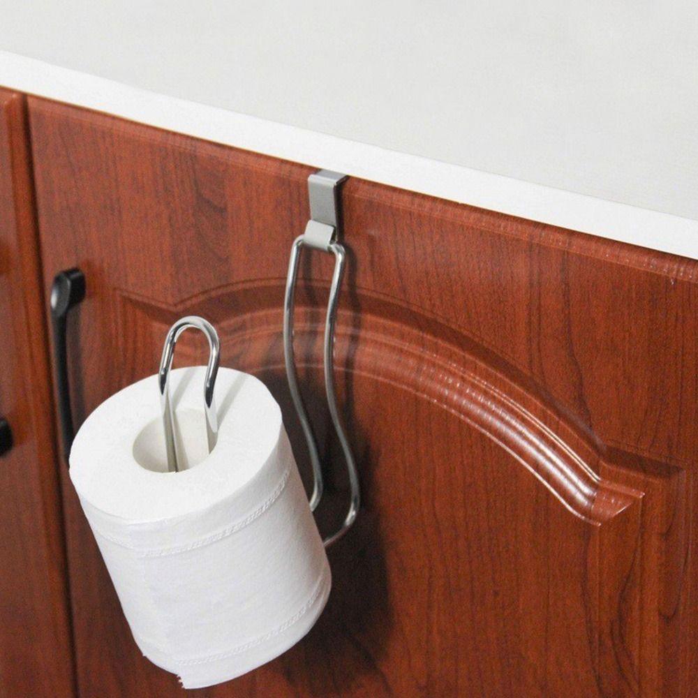 Punch-free Toilet Roll Paper Holder Hanging Tissue Storage Holder Roll Paper Hanger  Kitchen