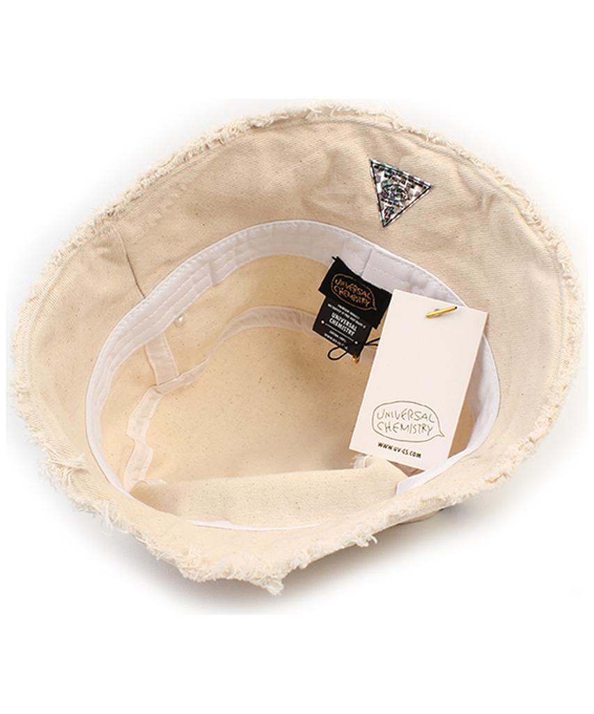 Vintage Ivory Wire Bucket Hat