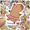 10/30/50/100pcs Cute Cartoon Animal Capybara Stickers Creative Graffiti Decals DIY Notebook Laptop Luggage Kawaii Sticker Decor