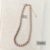 French round Shijia pearl necklace New Internet celebrity necklace Sweater chain Literary retro fashion necklace