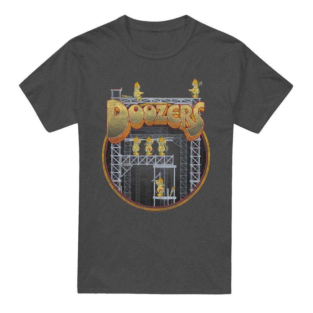 Fraggle Rock Unisex Adult Rock Doozers Construction Heather T-Shirt