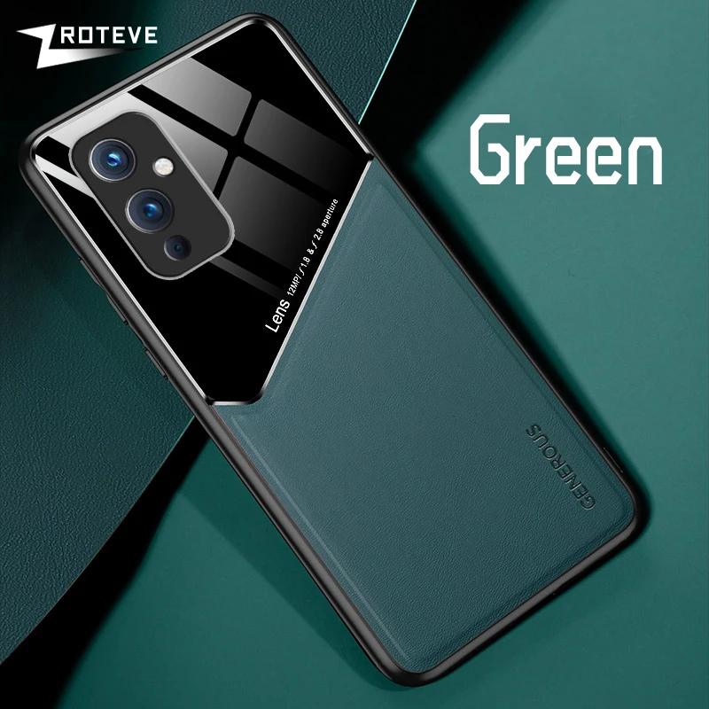 For OnePlus 9 Case PU Leather Car Magnetic Hard PC Cover For One Plus 9 R RT 9R 9RT OnePlus9 OnePlus9R OnePlus9RT Cases