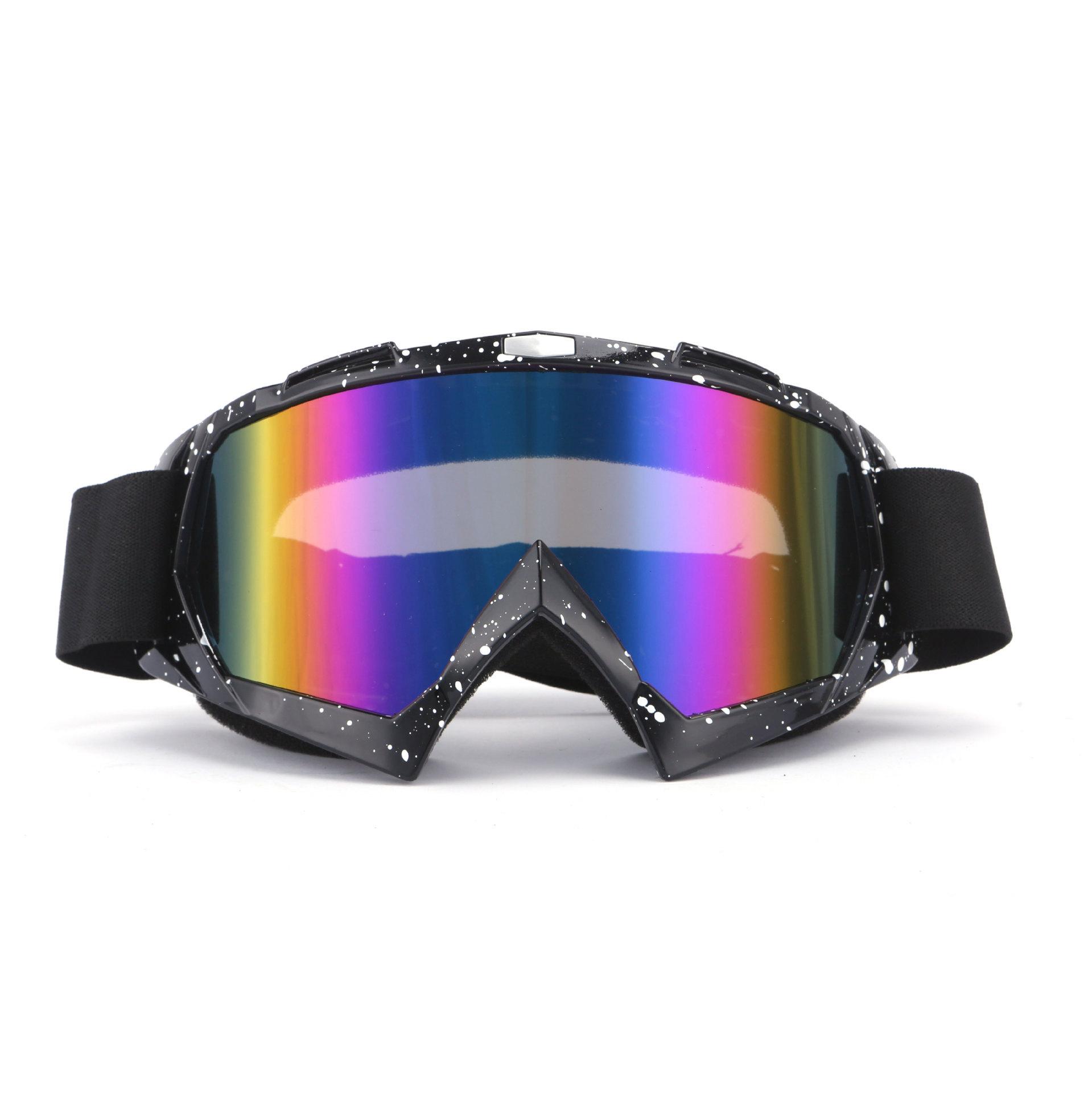 Motorcycle goggles, ski goggles, eye protection 100 mirrors, downhill riding Harley glasses, locomotive windproof lenses