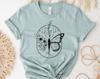 Butterfly T-shirt, School Butterflies Shirt, Nature Lover Top, Retro Butterflies Gift, Birthday Girl Shirt, Birthday Gift, Women's Shirt