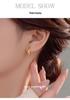 Cui Yan S999 Silver Korean Minimalist Water Drop Ear Hooks for Women - Trendy Cross-Border Ins Hot Earrings