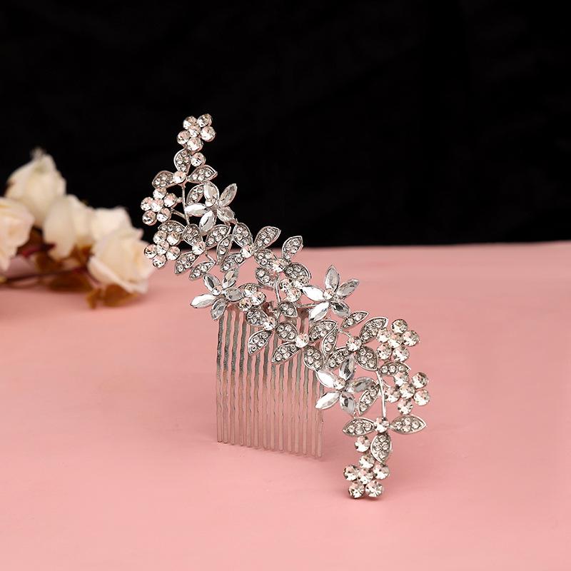 

Корейський елегантний квітковий гребінець для наречених і фотографій