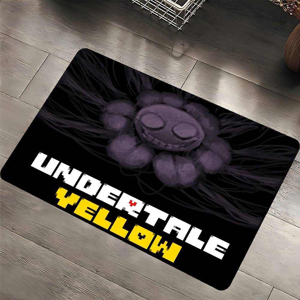 

Cartoon U-Undertale Bathroom Mat Anti-slip Absorb Water Long Strip Cushion Bedroon Mat Welcome Doormat 40x60 cm