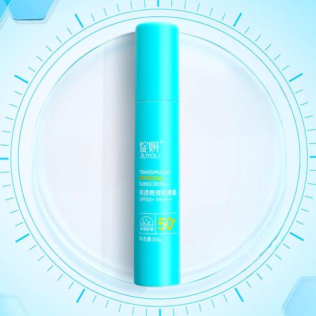 JUYOU - Transparent Physical Sunscreen SPF50+ PA++++ #Sunscreen - 50g