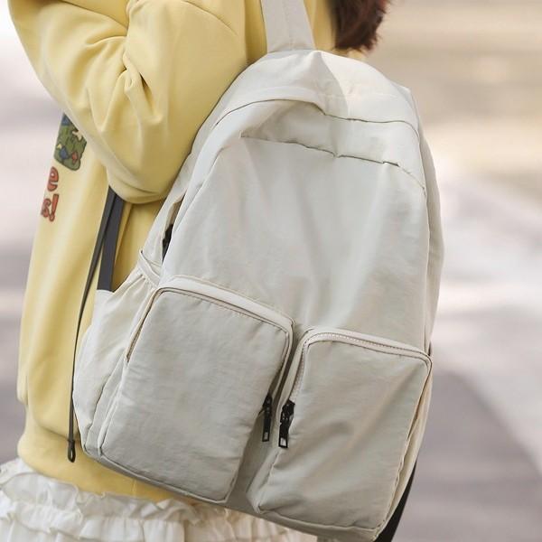 Schoolbag niche new backpack women's fashion versatile college student large capacity backpack Korean version casual light travel bag
