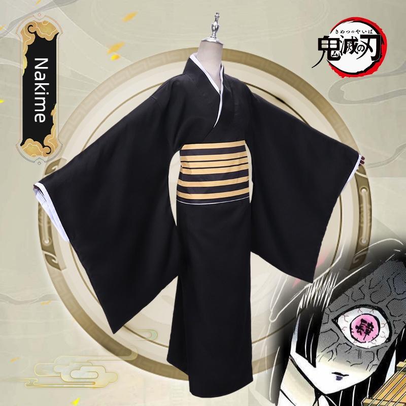 Atemberaubendes Mitsuri Kanroji Cosplay-Outfit aus Demon Slayer Kimetsu No Yaiba Weicher und verführerischer Wollstoff