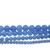 Light Blue Chalcedony Round Beads for DIY Jewelry and Bracelet Accessories.