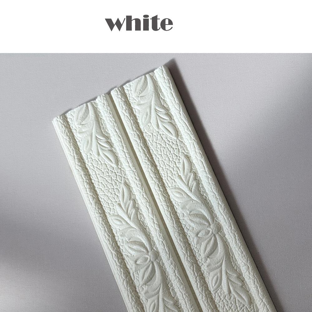 Self adhesive peeled off Wallpaper 3D Carving ceiling decorative strip wall skirting line home decoration wall sticker
