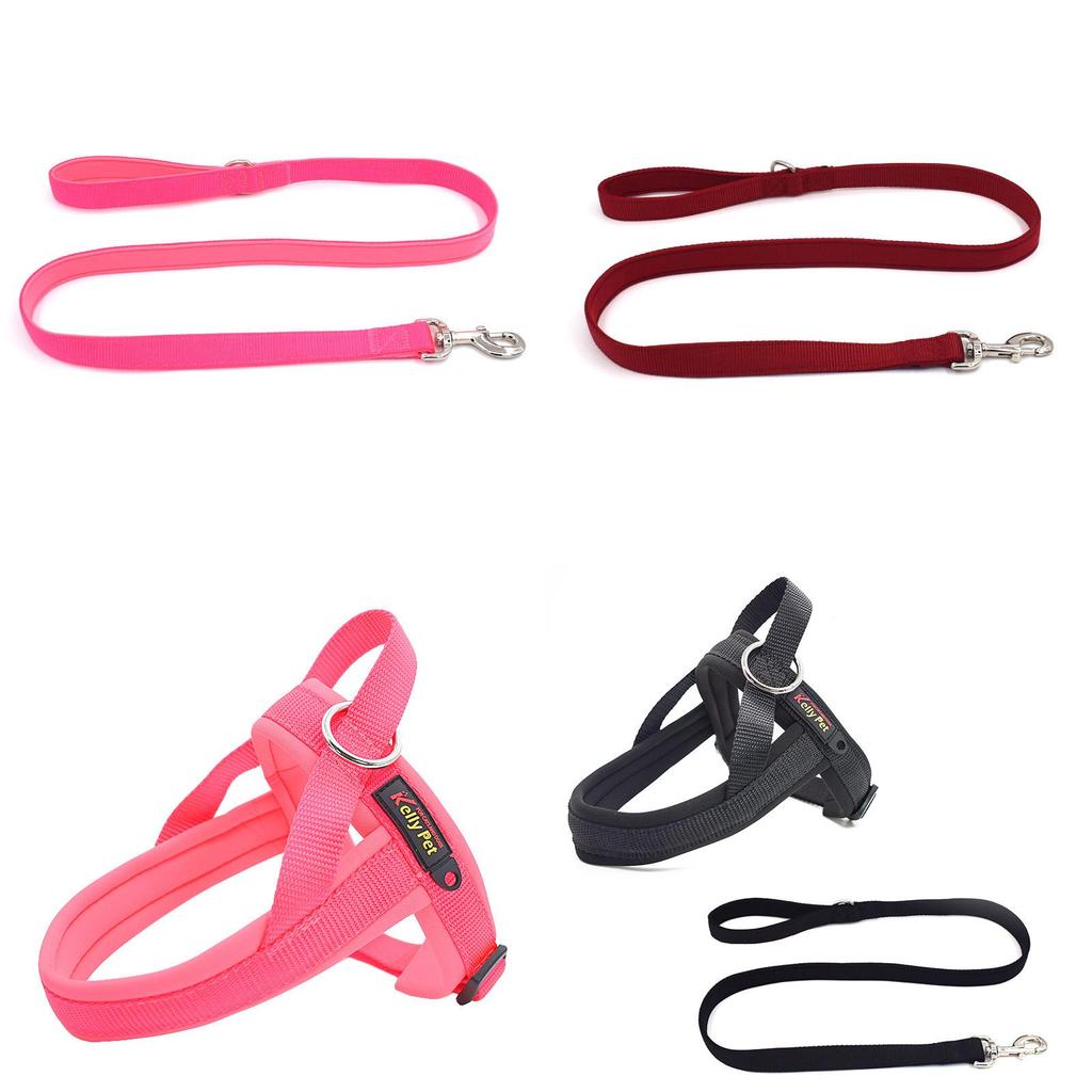 Kellypet Pet Harness And Leash Set With Adjustable Nylon For Small Dogs