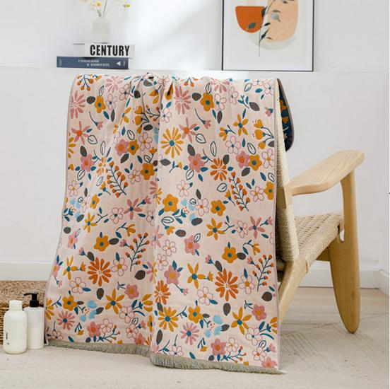 New Soft Ethnic Style Sun God Cotton Bath Towel - Skin-friendly & Absorbent