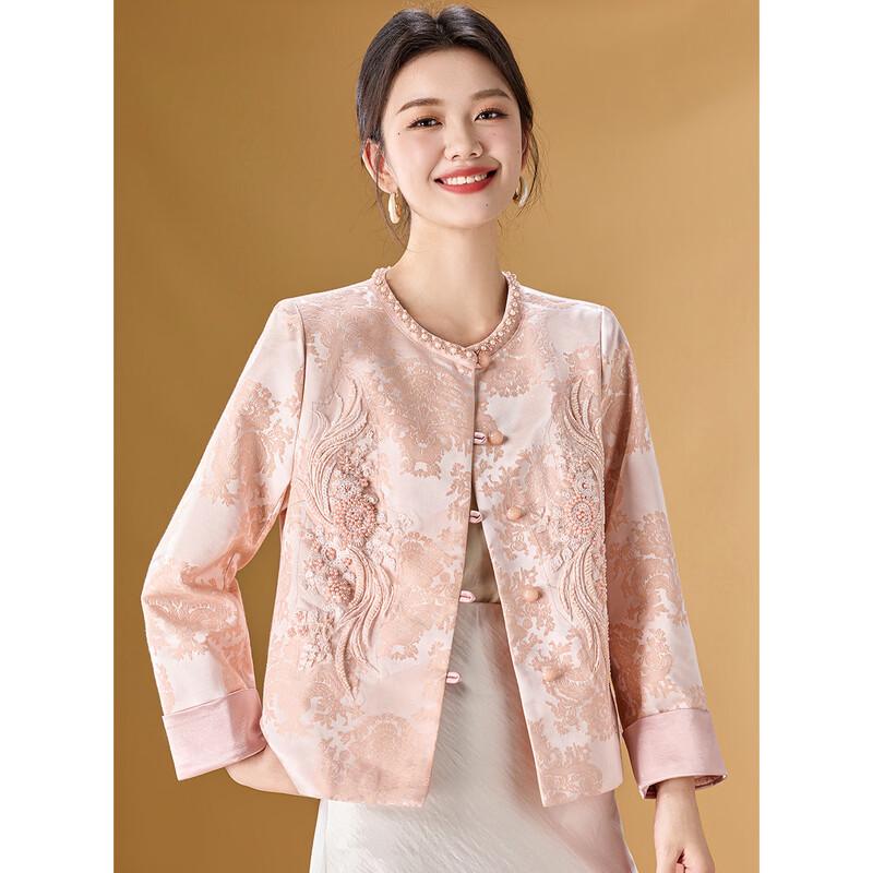 Meilannie Neue Chinesische Stil Perlen Jacquard Jacke
