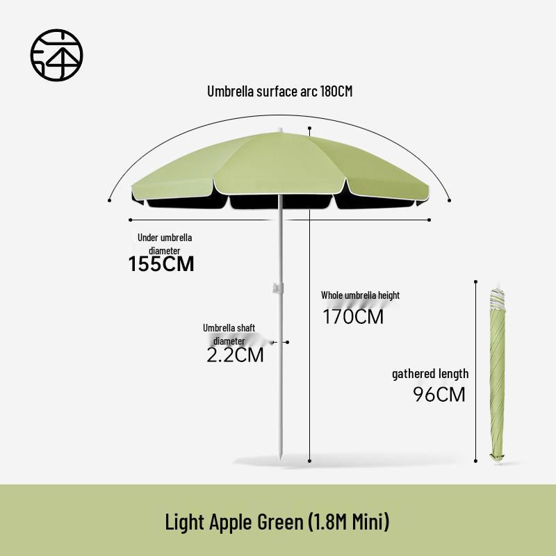 Large Outdoor Sunshade Commercial Stall Umbrella