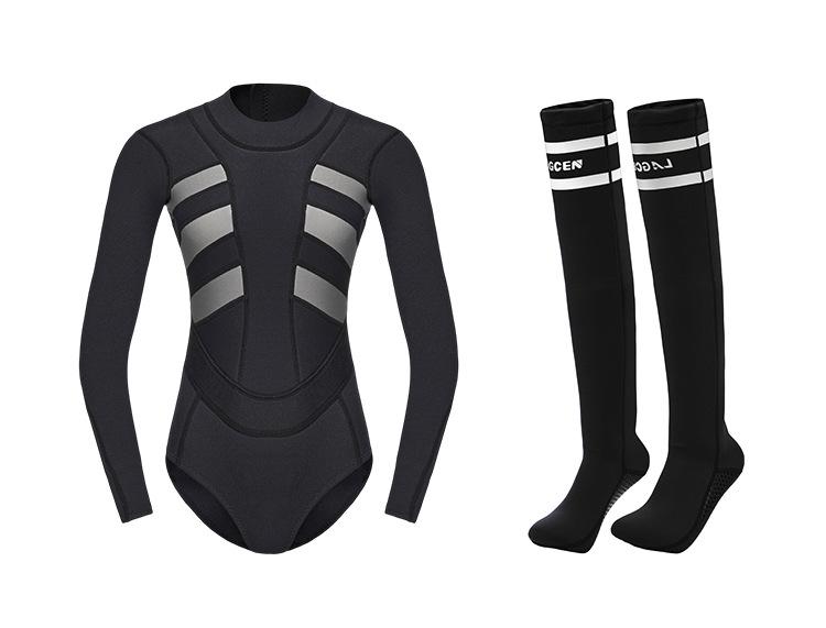 LAGCEN Women's One-Piece Wetsuit for Diving, Surfing, Snorkeling – Warm Jellyfish Protection