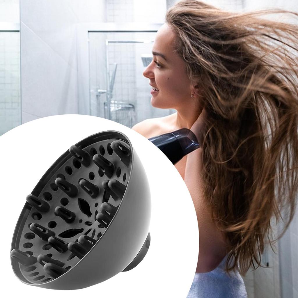 Curly Hair Diffuser Portable Hair Diffuser Beauty Care Supplies for Summer Morning Vacation Spa Travel Night Day Heat Drying