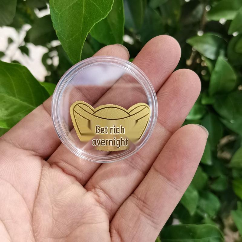 Gold 999 Leaf Phone Sticker: Wealth-Attracting Back Sticker, Ideal Birthday Gift