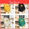 Cute Duckling Backpack Cartoon Boys And Girls Zipper Bag Nylon Printed Versatile