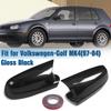 Rhyming Rearview Mirror Cover Wing Mirror Housing Caps Horn Fit For VW Golf 4 MK4 GTI R 1997-2004 Bora Jetta Passat B5