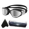 High-Definition Waterproof Anti-Fog Swimming Goggles - Unisex Casual & Professional Style