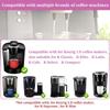 Sturdy Coffee Capsule Cup Stainless Steel Refillable Coffee Pod Reusable K Cups  Coffee Accessories