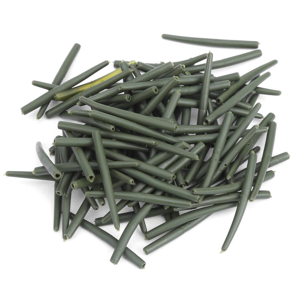 100Pcs Set 36MM Carp Fishing Rig AntiTangle Sleeves Terminal Connect Rubber Hose