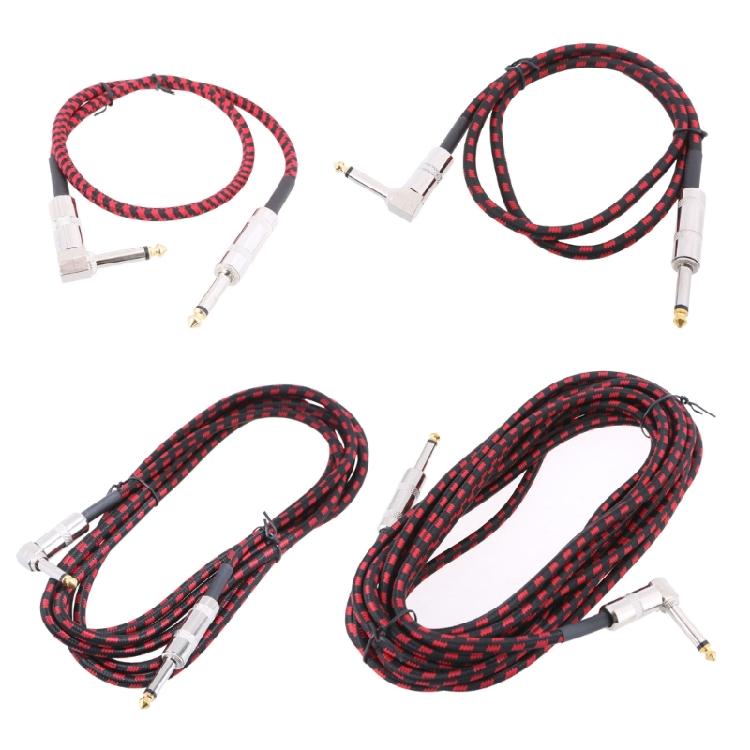 Guitar Cable Instrument Cable Guitar Cord Guitar Cable Guitar Cable Cord for Guitar Keyboard 1/4Inch Cable Right Angles