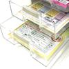 Kokuyo LC-G205M Letter Case, Clear Drawers, A4, Vertical, 5 Tiers