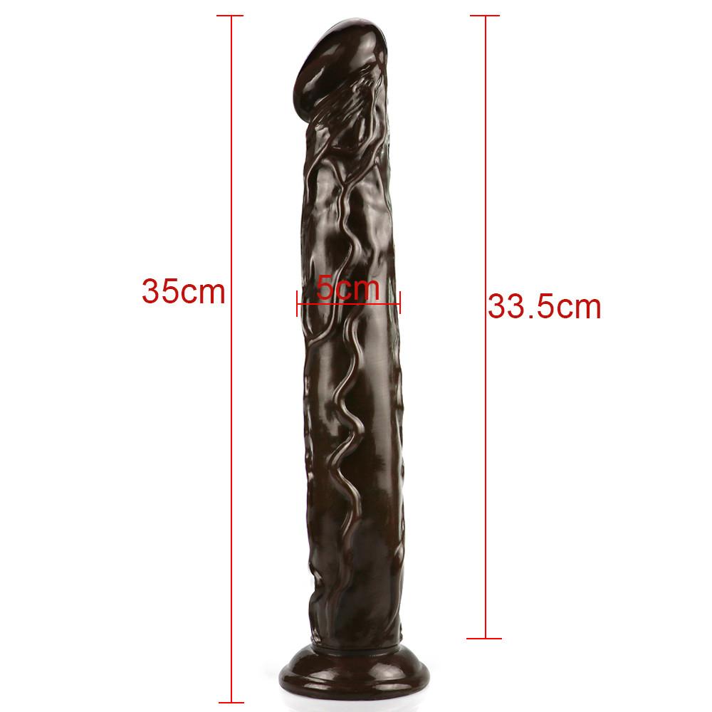 Consoladores súper enormes RUNYU consolador realista Anal con ventosa juguete sexual de pene suave grande para mujeres
