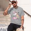2026 New Cute Summer Crew Neck Short Sleeve Tee Versatile Loose Couple Top Casual Graphic Printed Tshirt