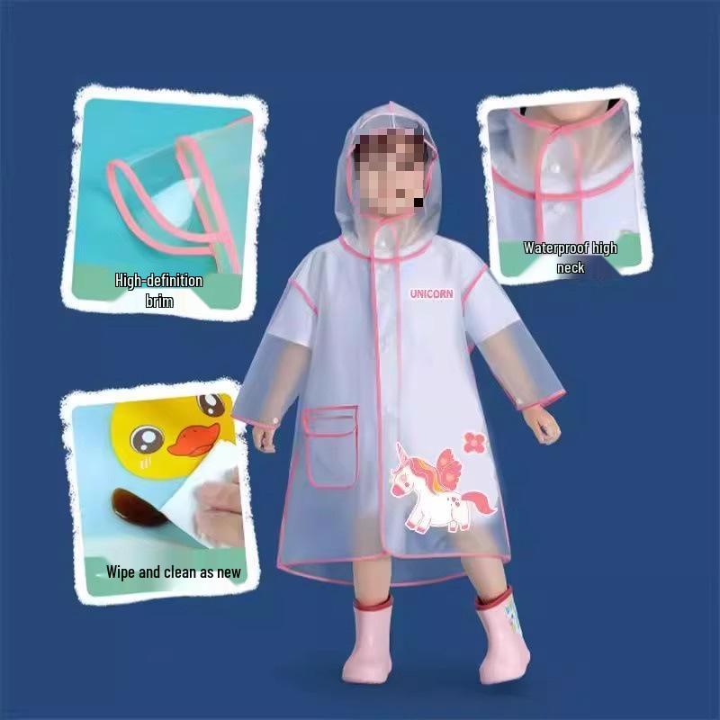 Kinder Sturmregenmantel und Stiefel Set – Wasserdichter Anzug für Kindergarten- und Grundschüler