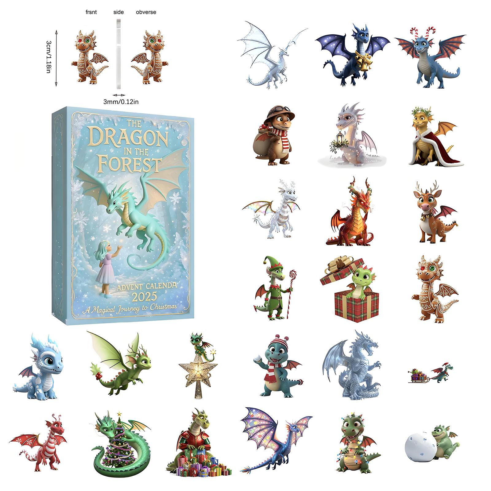 

Календарь обратного отсчета включает 24 подарка, календарь обратного отсчета и подарок-сюрприз One Size