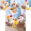 Plüsch-Hühnerspielzeug mit PP-Baumwollfüllung zum Spielen und für Komfort für Kinder